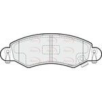 Apec Red Brake Pads With Bolts (PAD1165)