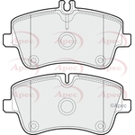 Apec Red Brake Pads (PAD1166)
