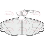 Apec Red Brake Pads (PAD1168)