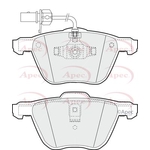 Apec Brake Pads With Retaining Spring (PAD1184)