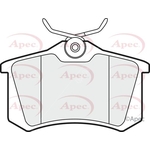 Apec Brake Pads With Spring & Bolts (PAD1190)