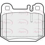 Apec Brake Pads (PAD1193) Fits: Mercedes-Benz