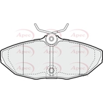 Apec Red Brake Pads (PAD1226)