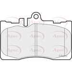 Apec Brake Pads (PAD1273) Fits: Lexus