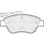 Apec Brake Pads With Bolts (PAD1274)