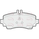Apec Brake Pads With Bolts (PAD1294) Fits: Mercedes-Benz