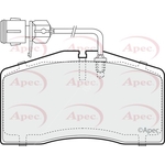 Apec Brake Pads (PAD1296) Fits: Audi