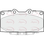 Apec Red Brake Pads (PAD1304)