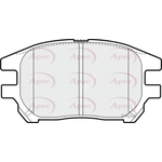Apec Red Brake Pads (PAD1307) Fits: Lexus