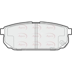 Apec Red Brake Pads (PAD1331)