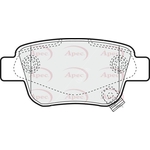 Apec Red Brake Pads (PAD1334)