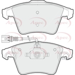 Apec Red Brake Pads (PAD1337)