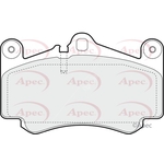 Apec Brake Pads (PAD1403) Fits: Porsche