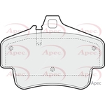 Apec Brake Pads (PAD1407) Fits: Porsche