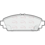 Apec Red Brake Pads (PAD1435)