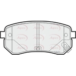 Apec Red Brake Pads (PAD1442)