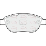 Apec Red Brake Pads (PAD1450)