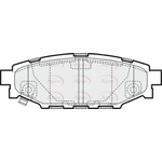 Apec Red Brake Pads (PAD1453)
