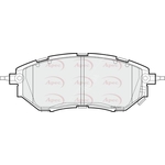 Apec Red Brake Pads (PAD1455)