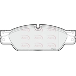 Apec Red Brake Pads With Accessories & Bolts (PAD1456) Fits: Jaguar