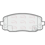 Apec Red Brake Pads (PAD1458)