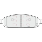 Apec Red Brake Pads (PAD1465)