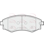 Apec Red Brake Pads (PAD1504)
