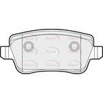 Apec Red Brake Pads (PAD1506)