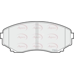 Apec Red Brake Pads (PAD1509)