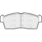 Apec Red Brake Pads (PAD1510)