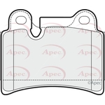 Apec Red Brake Pads (PAD1523) Fits: VW