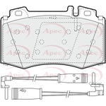 Apec Brake Pads (PAD1535) Fits: Mercedes-Benz
