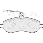 Apec Brake Pads With Bolts (PAD1539)