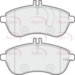 Apec Brake Pads With Bolts (PAD1565) Fits: Mercedes-Benz