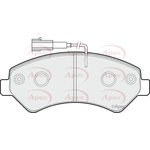 Apec Brake Pads With Bolts (PAD1575)