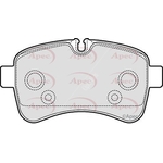 Apec Brake Pads With Bolts (PAD1608) Fits: Iveco