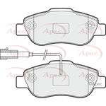 Apec Brake Pads With Bolts (PAD1612)