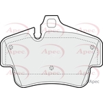 Apec Brake Pads (PAD1628) Fits: Porsche