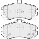 Apec Brake Pads (PAD1642) Fits: Hyundai
