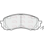 Apec Brake Pads (PAD1644) Fits: Subaru