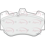 Apec Brake Pads (PAD1647) Fits: Audi