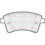 Apec Brake Pads With Bolts (PAD1656)