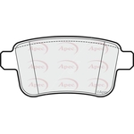 Apec Brake Pads With Bolts (PAD1657)