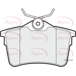 Apec Brake Pads With Spring & Bolts (PAD1659)