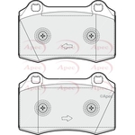 Apec Brake Pads With Damping (PAD1661) Fits: Ford