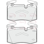 Apec Brake Pads (PAD1683) Fits: Mini
