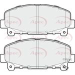 Apec Brake Pads (PAD1693) Fits: Honda