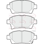 Apec Brake Pads (PAD1722) Fits: Toyota