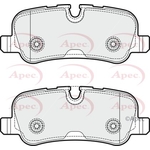 Apec Brake Pads With Bolts (PAD1733) Fits: Land Rover