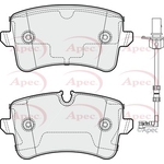 Apec Brake Pads With Bolts (PAD1778) Fits: Audi